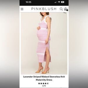 Pink Blush maternity dress!